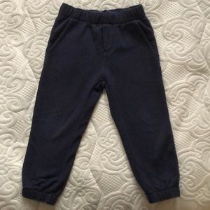 Janie and Jack boys pants - navy blue - 2T